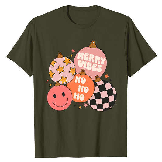 Retro Festive Ornaments  T-Shirt