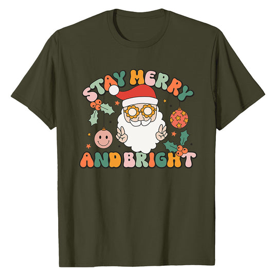 Retro Santa Xmas  T-Shirt