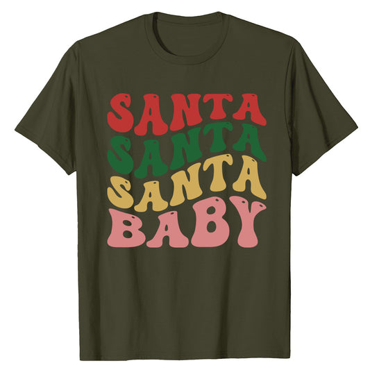 Retro Santa Baby  T-Shirt