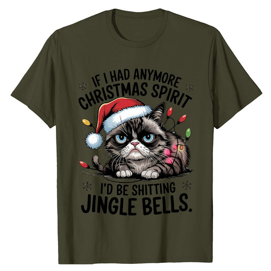 Funny Cat Christmas  T-Shirt