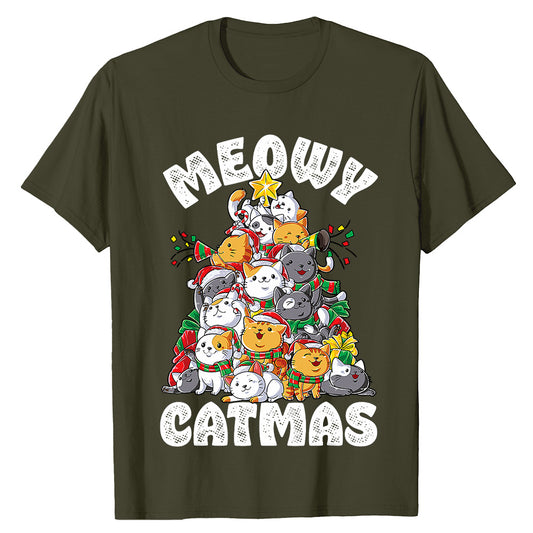 Meowy Catmas  T-Shirt