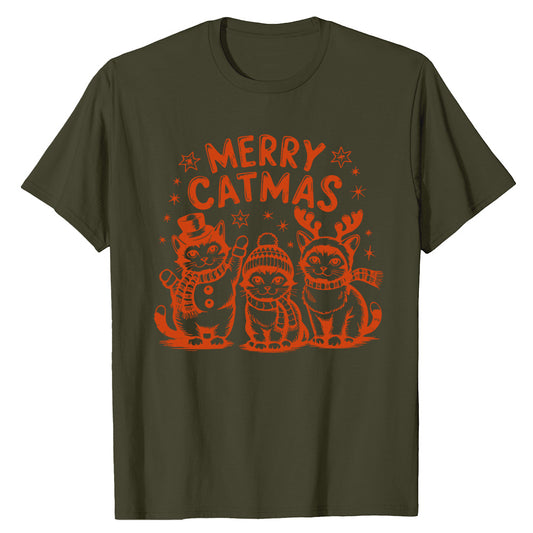 Merry Catmas  T-Shirt