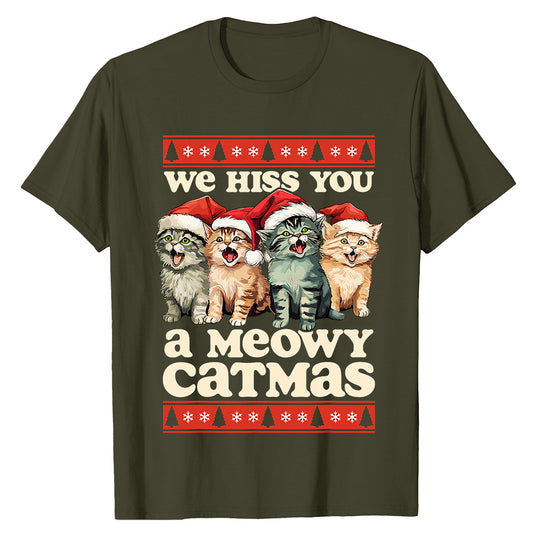 Meowy Catmas  T-Shirt