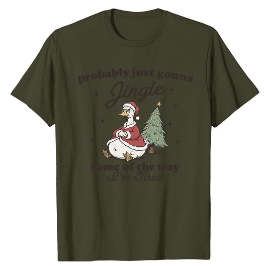 Tired Holiday Duck  T-Shirt