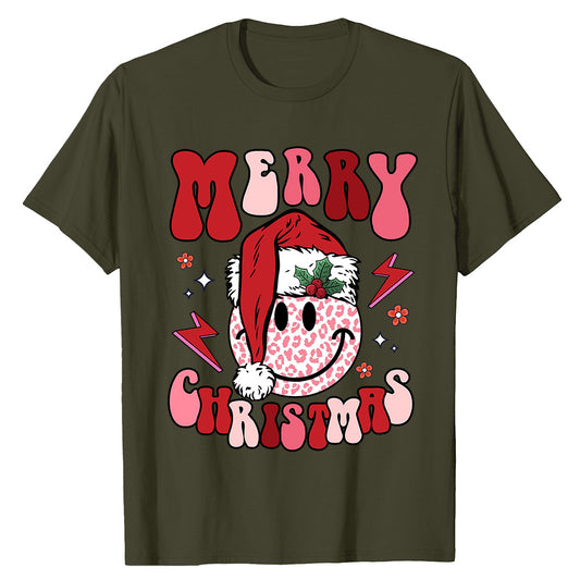 Merry Christmas Smiley  T-Shirt