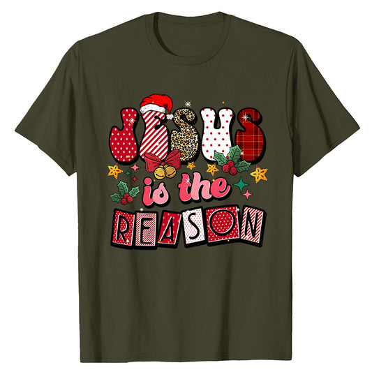 Festive Jesus Reason  T-Shirt