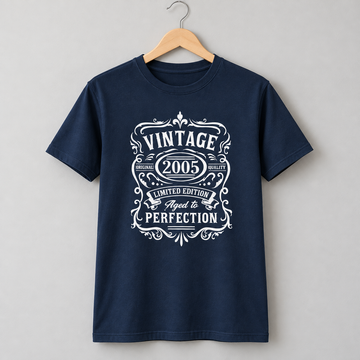 Vintage 2005 T-Shirt – Aged to Perfection Birthday Gift