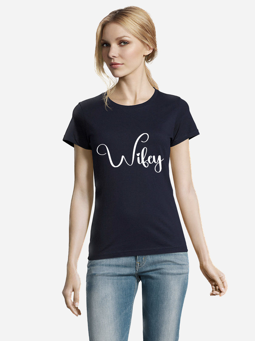 Swiggly Wifey Hubby T-Shirt Uno Designs UK