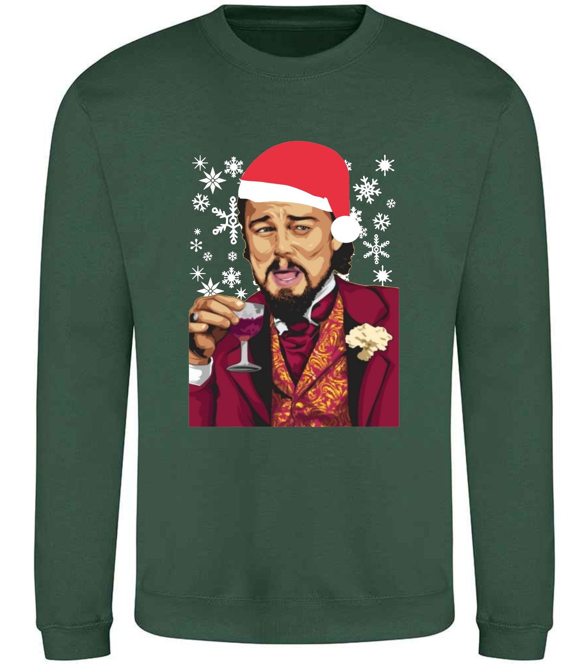 Christmas Jumper SWEATER Leonardo DiCaprio Meme Christmas xmas jumper gift for him, gift for her