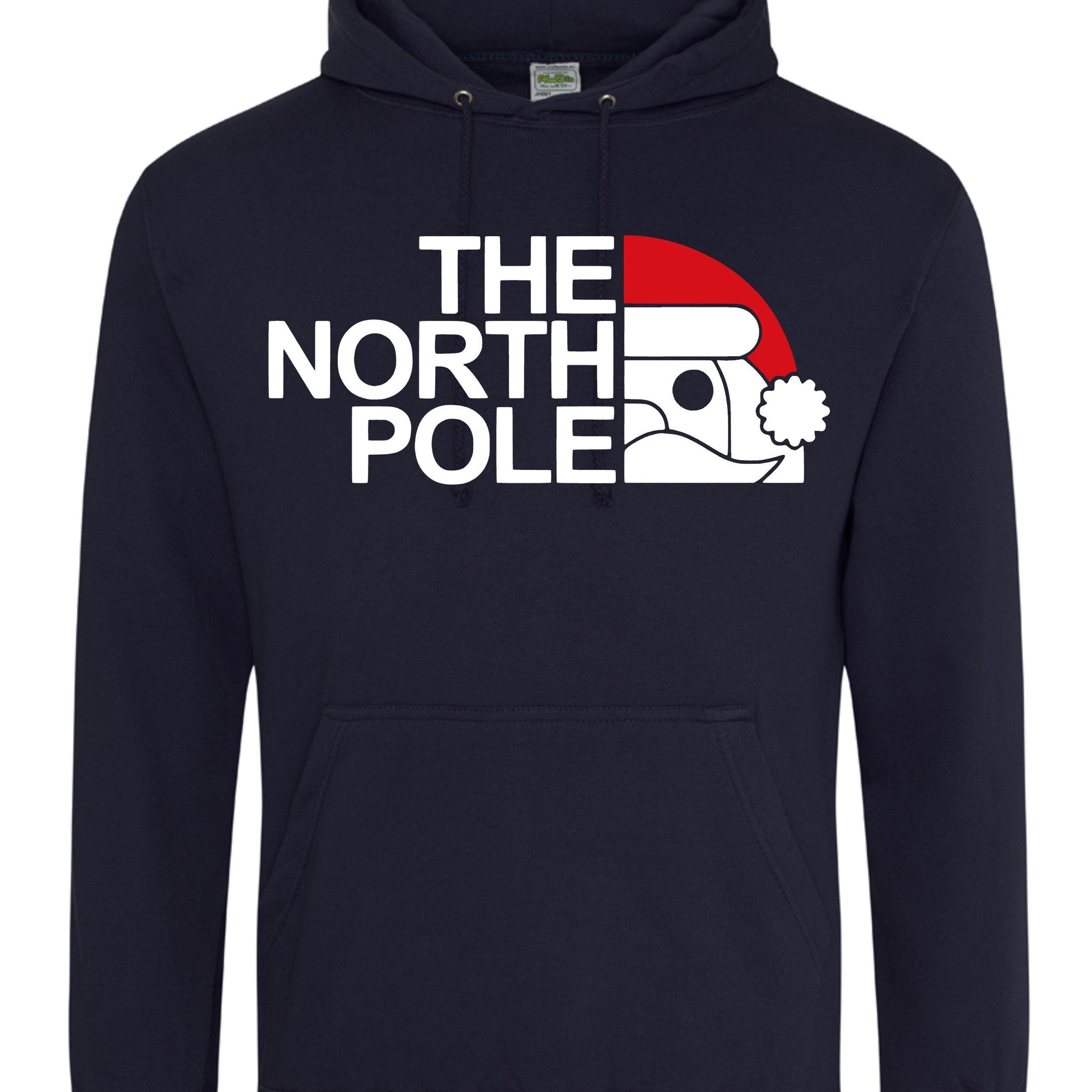 Christmas Jumper SWEATER HOODIE the north pole xmas jumper, xmas gift for him, gift for her