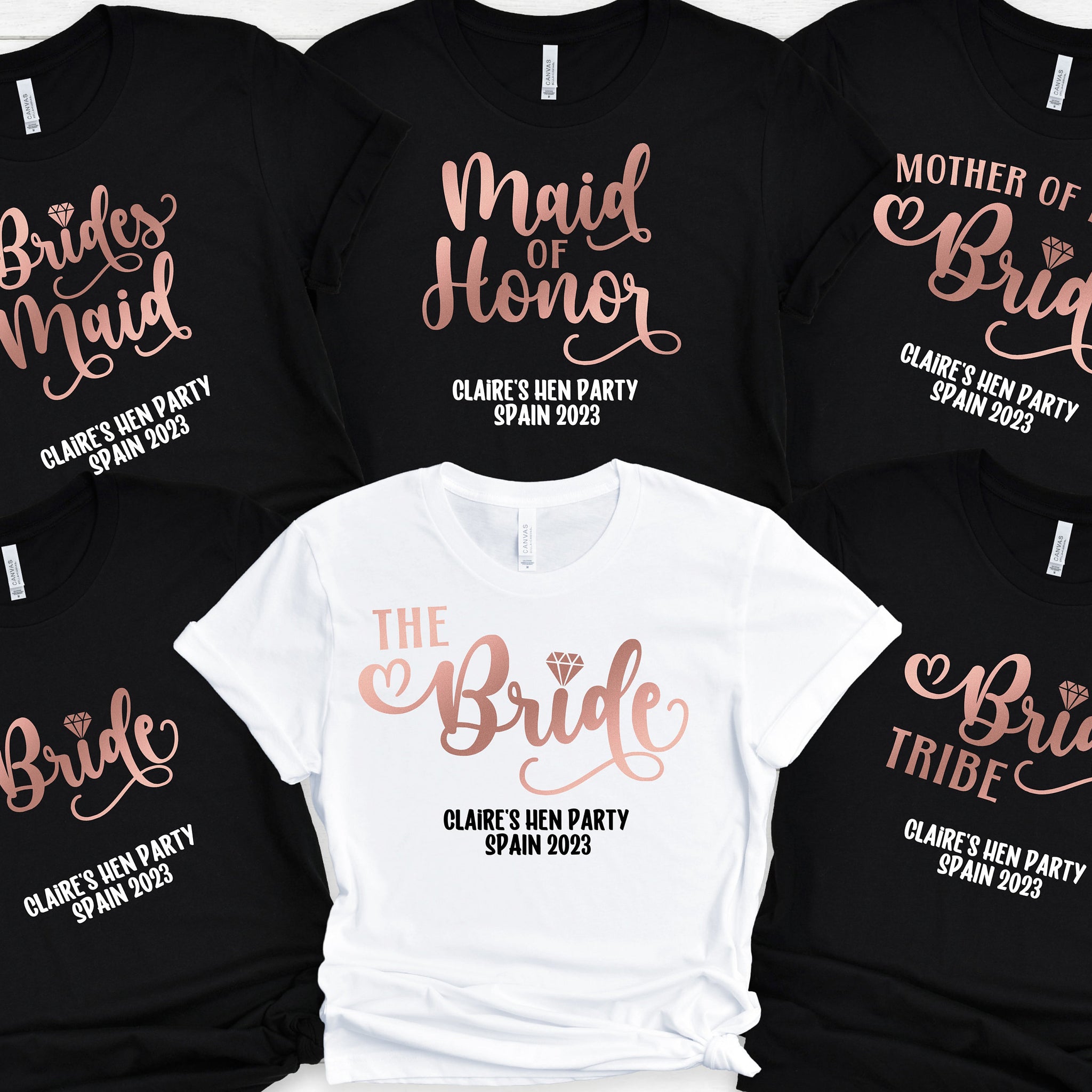 Bachelorette Party Shirts, Bride Gift Team Bride Shirt, Hen Party Wedding Party tshirt, Personalised Hen Party T Shirts, Bridal Party Shirt